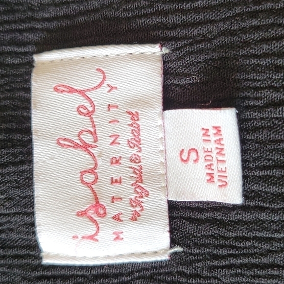 Isabel Maternity by Ingrid & Isabel Black Dress Midi Size Small - Picture 7 of 9